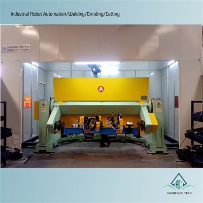 Robotska radna stanica s tri osi Flipping Double-Station